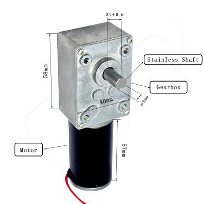 China Totally enclosed PWM control speed 100rpm bldc motor with gearbox for peristaltic pump for sale