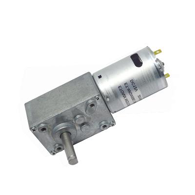 China Drip Proof High Torque 12v 3.5rpm 90 Degree Worm Gear Motor For Water Valve for sale