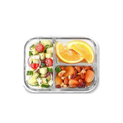 China China Supplier Microwavable Glass Bowl Waterproof Glass Food Storage Container With Airtight Lids for sale