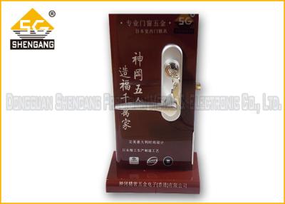 China Residential Door Handle Lock , Apartment Exterior Entrance Door Adjustable Silent Lock Set for sale