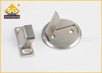 China Zinc Alloy Brushed Nickel Magnetic Door Stopper Excellent Performance for sale