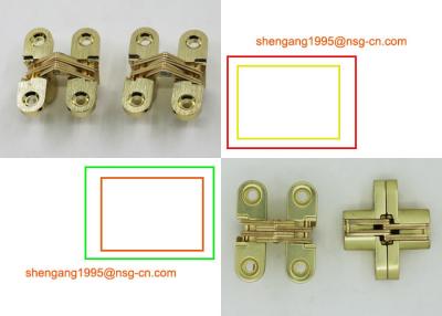 China Bronze/ouro 180 graus que abrem as dobradiças pequenas SG-HC 104#1 de Soss da dobradiça invisível à venda