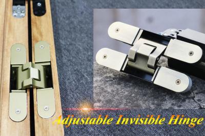 China antique brass plating 180 degree hinge adjustable hinges concealed door hinge for sale