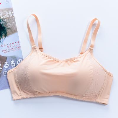 China Seamless Wireless Bra Breathable Women Full Figure No Steel Wire Support Plus Big Breast Bra for sale