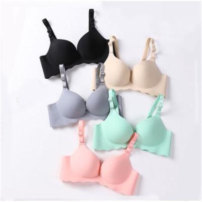 China Solid Color QUICK DRY Seamless Bralette Breathable Women Radio Lift Up Bra Young Girls for sale