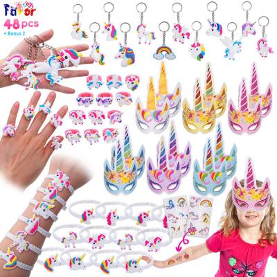 China Unicorns Gifts For Kids Birthday Amazon Hot Sale Pack Of 48 PCS Unicorns And Gifts Toy Assortment For Girl Birthday Gift for sale