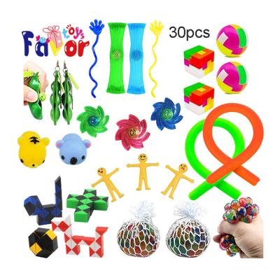 China Eco-Friendly Wholesale 30PCS Small Novelty Busy Person Relaxing Sensory Toys For Children for sale