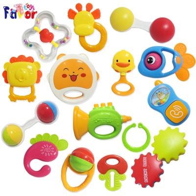 China Musical Rattles Teether, Baby Toy 14 PCS Shaker Toys, Starts Grabbing and Spinning Rattle, Early Educational Toys for 3, 6, 9, 12 Month Baby Infant for sale