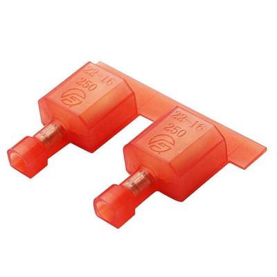 China Wire Crimping 2-520102-2 MDFN1.25-250 Male Insulated Terminal Chained Wire Connector Terminal Insert Electrical Cable Common Crimp Hook for sale