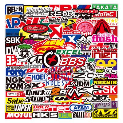 China Other 100 JDM Motorcycle Graffiti Stickers Luggage Skateboard Trial Fridge Laptop Stickers Waterproof Car Stickers for sale