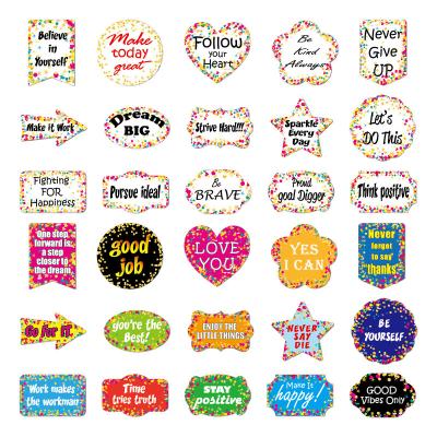 China Cute Floral Cartoon Sticker 2022Encouragement Sticker Rolls Encouragement Sticker for sale