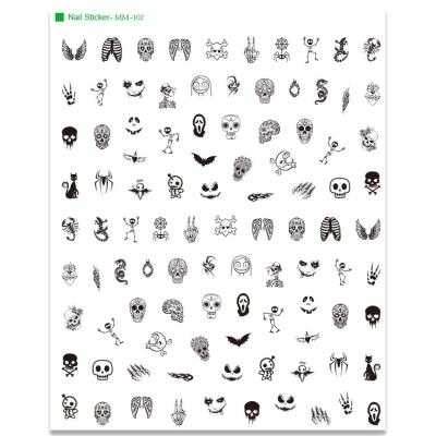 China Nail Art Decoration Nails Art Accessories Stickers Heart Love Design Valentine Rabbit Dolphin Design Nail Adhesive for sale