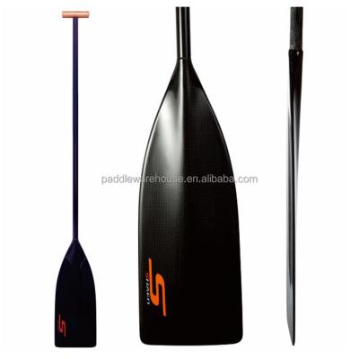 China SHAEN Unisex 3K CarbonFiber Professional 1 Piece Competition Racing Canoe Paddle Rowing Boat Paddle for sale