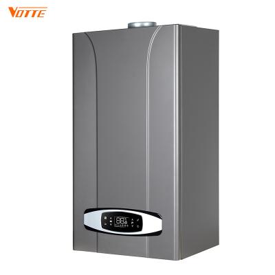 China Delicate Appearance Water Heater Gas 5L Grey Stainless Steel Gas Hot Water Heater Boiler For Bathroom for sale