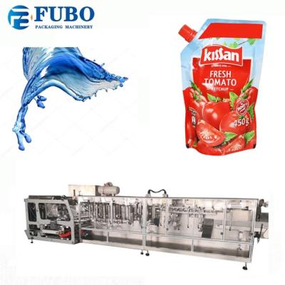 China APPAREL Baby Food / Jelly Gel / Enzyme Spout Pouch Potato Crushed Filling / Sealing / Capping Machine for sale