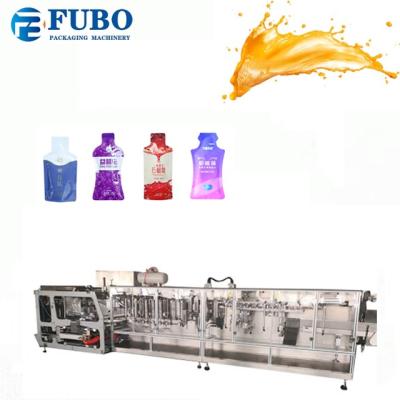 China GARMENT Baby Food/Gel/Jelly Enzymes Stand Up Spout Pouch Filling Sealing Capping Packaging Machine for sale