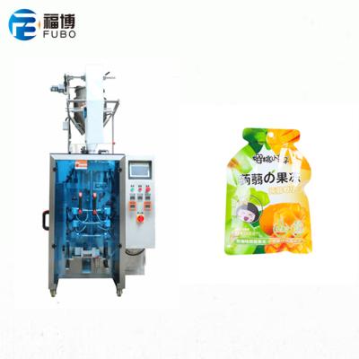 China Food stainless steel souce FBV-300 packing machine / liquid sachet filling machine for sale