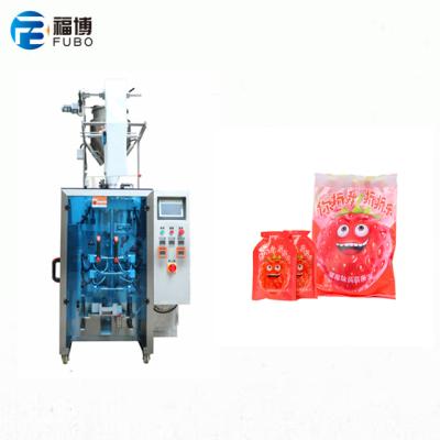 China FBV-300Y Vertical Type Irregular Jelly Pouch Yogurt Food Wrapping Equipment Machinery Packing Machine for sale