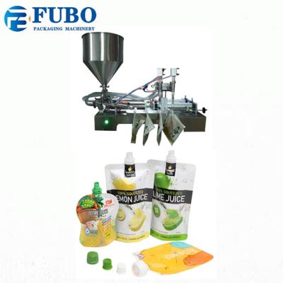 China Food Hand Feeding Spouted Pouch Filling Machines For Small Business for sale