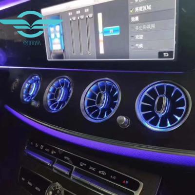 China Car Interior Ambient Light Turbo Vent Outlet With Car Interior Ambient Light Atmosphere Light For Mercedes Benz E Class w213 for sale