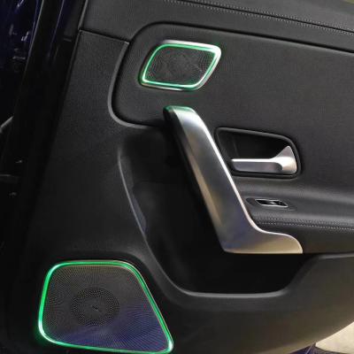 China Car Ambient Light 64-Color Car Backrest Light Interior Rear Mounted Interior Atmosphere Light For Mercedes Benz W177 A Class for sale