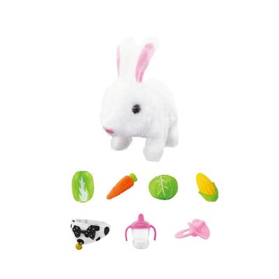 China motion nose & Ears Pretend Carry Toy Playset Plush Pet Smart Walking Animal Toy Set for Kids (3 Assorted Styles) for sale