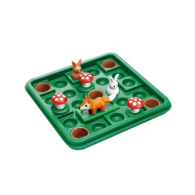 China Educational Toy Logic Puzzle Funny Toy Jumping Rabbits For Kids Table Board Game Education Indoor Logic Toys for sale