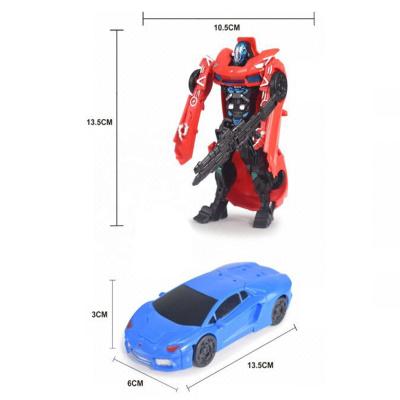 China DIY TOY Model car toy robots deformation Lamborghi plastic transform car toys transformation robot for boys for sale