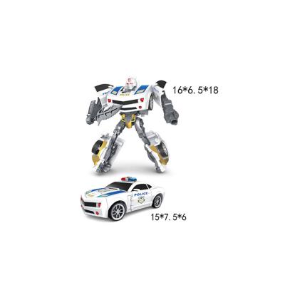 China Shapeshifting Super Car DIY TOY Deformation Warrior DIY Plastic Robot Toys Education Toys For Children for sale