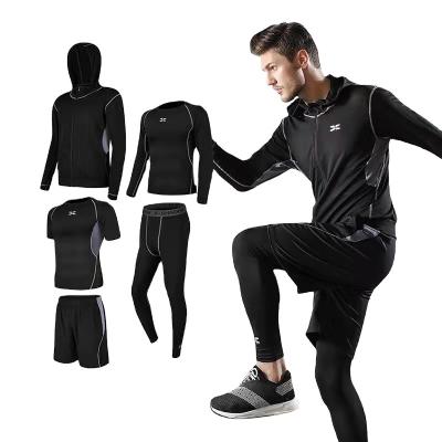 China Breathable Custom Gym Clothes Outdoor Fitness Yoga Wear Suits Slim Fit Set Gym Fitness Sets Men Fitness Wear For Men for sale