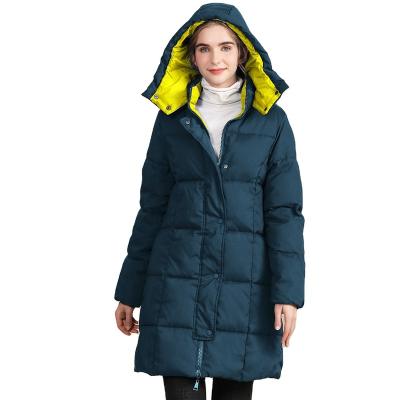 China Hot Selling Waterproof Women's Long Coat OEM Winter Coats For Ladies Women Customized Women Warm Gap Coat for sale