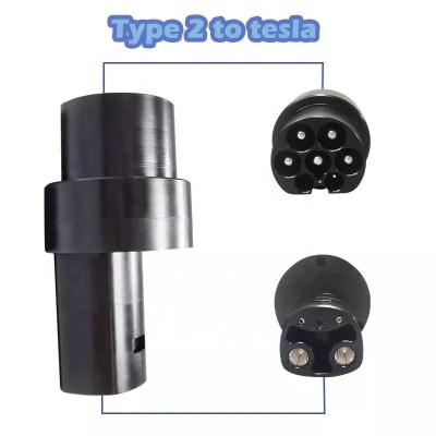 China Electric Vehicle Car Charging Type - 2 To EU EV Connector Tesla Electric Car Charging Type-2 Adapter for sale