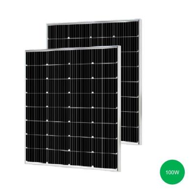 China Solar Panel System 100w Monocrystalline Solar Panel PERC Solar Panels for residencial use for sale