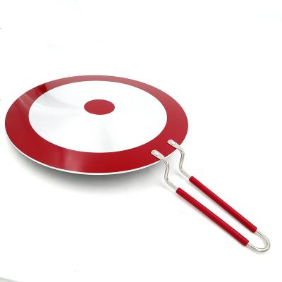 China Non Stick Pan 2022 Hot Selling 30/32/34cm Pressed Aluminum Non-stick Flat Pizza Frying Pan For Kitchen for sale