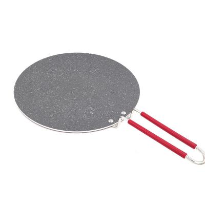 China Non Stick Pan Desgin 30 34cm Household Frying Pan Non Stick Round Aluminum New Pizza Pan With Induction Bottom for sale