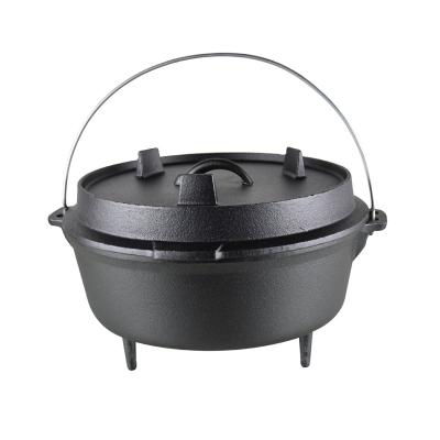 China Amazon Sustainable High Quality High Quality Cookware 6 Quart Dutch Oven With 3 Legs Storing Oven For Outdoor for sale