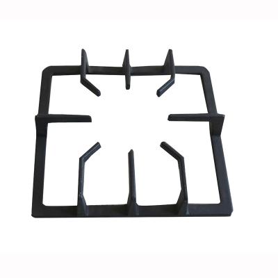 China Cooking and Camping Pot Holder Cast Iron Wok Support Ring Stove Trivets For Gas Hob Stove Rack Black for sale