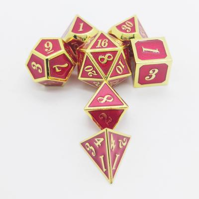 China Professional Custom Zinc Alloy Dungeons and Dragons Dnd Run Board Game Role Playing Digital Dice for sale