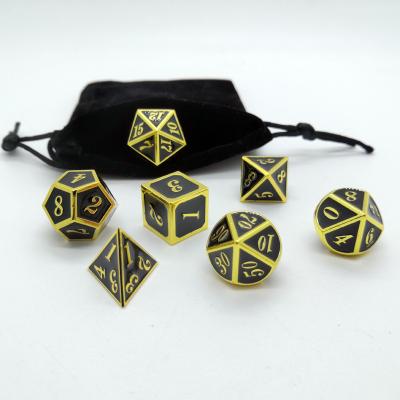 China Zinc Alloy Wholesale Dies Polyhedral Dies Role Playing Board Game RPG Dungeons and Dragons for sale