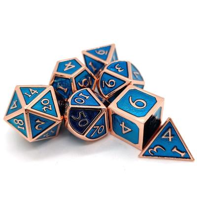 China New Type Zinc Alloy Metal DND Die Role Playing RPG MTG Dungeons And Dragons Board Game To Amuse Meant Dies for sale