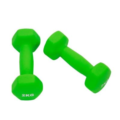 China Wholesale Premium Anti-Slip Colorful Bone Shape Home Set Hex Gym 5Kg Customized Round Dip Dumbbell for sale