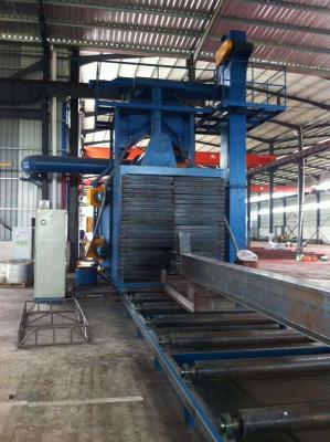 China HP-0816*8 11KW Ｈ Beam Production Line Shot Blasting Machine 800 X 1600mm for sale