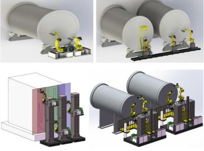 中国 Vision laser welding machine for pipe panel, TIG welding for pipe-sheet with laser scanning 販売のため