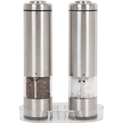 China Viable Electric Pepper Grinder Set Salt and Pepper Mill Hot Sale for sale