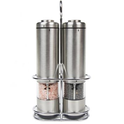 China Home Hotel Restaurant Stainless Steel Battery Operated Electric Pepper Grinder for sale