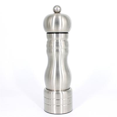 China Viable Hot Sale Premium Quality Salt and Pepper Mill Manual Pepper Grinder with Burrs Spice Grinder Stainless Steel Ceramic Body for sale