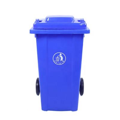 China High Quality Durable PP Wheeled Trashbin Plastic Wheeled Trash Can Wholesale for sale