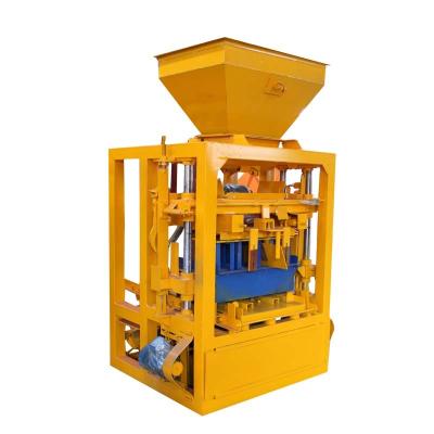 China QTJ4-24 hydraulic Concrete Bricks Making Machine hollow cement cost for sale