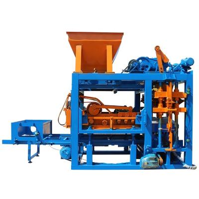 中国 QTJ4-25 automatic cement concrete brick making machine price 販売のため