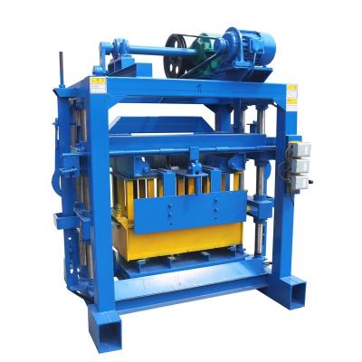 China QTJ4-40 hydraulic Hollow Block Making Machine vibrated concrete in philippines for sale